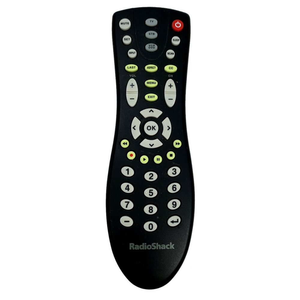 TV DVD 3 Device Universal Remote Control RadioShack 15 302 Tested Replacement
